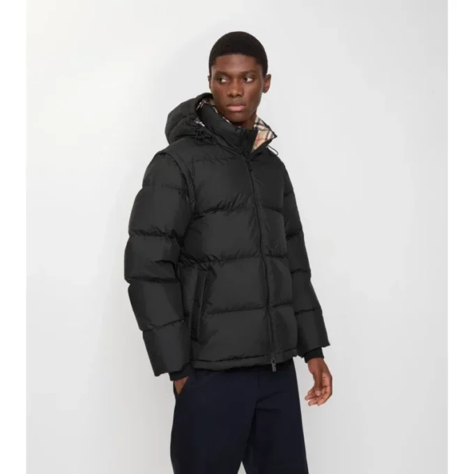 Abnehmbare Steppjacke mit Ärmeln