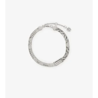 Armband mit eingraviertem Karomuster 