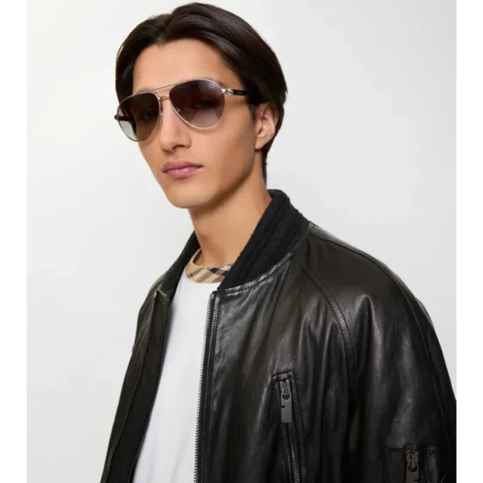 Aviator-Sonnenbrille mit Metallrahmen 