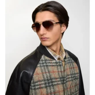Aviator-Sonnenbrille mit Metallrahmen 