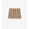 Badehose mit Karomuster