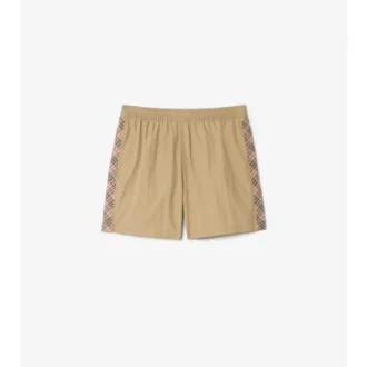 Badehose mit Karomuster