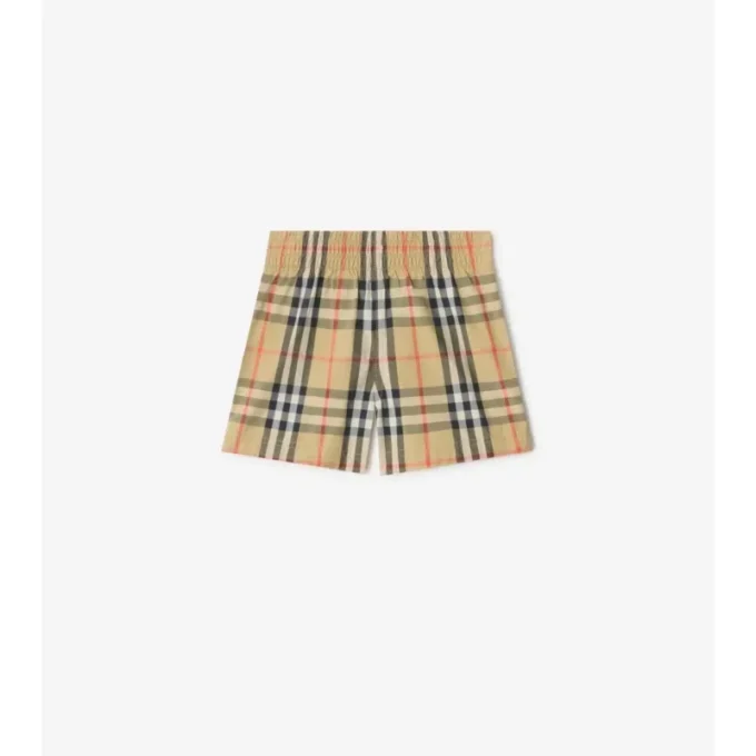 Badehose mit Karomuster