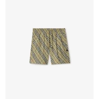 Badehose mit Karomuster
