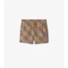 Badehose mit Karomuster