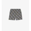 Badehose mit Karomuster