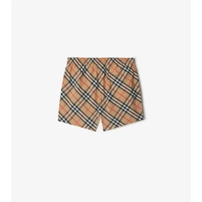 Badehose mit Karomuster