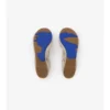 Ballerinas aus kariertem Leder in Beige 