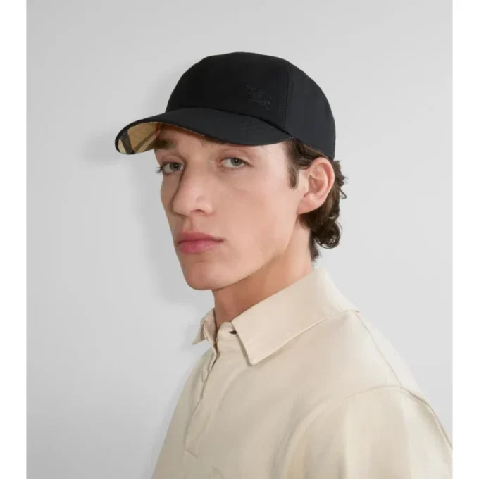 Baseballkappe aus Gabardine