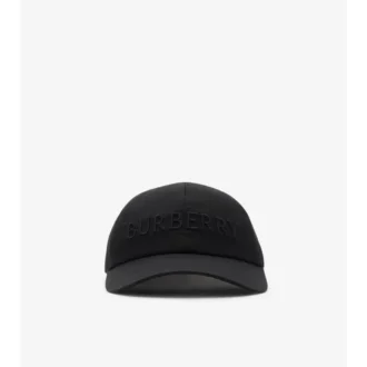 Baseballkappe aus Gabardine mit Logo