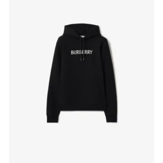 Baumwoll-Hoodie mit Logo