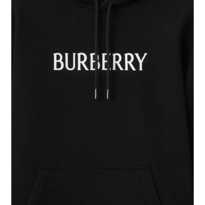Baumwoll-Hoodie mit Logo