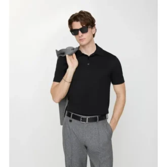 Baumwoll-Poloshirt