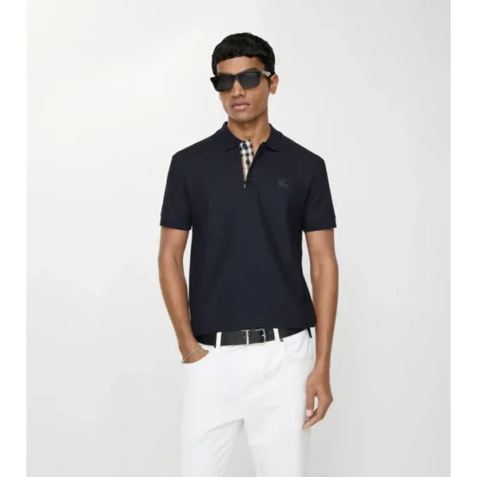 Baumwoll-Poloshirt