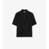 Baumwoll-Poloshirt mit Karobordüre