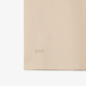 Baumwoll-Poloshirt mit Karobordüre