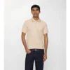 Baumwoll-Poloshirt mit Karobordüre
