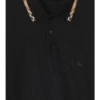 Baumwoll-Poloshirt mit Karobordüre