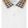 Baumwoll-Poloshirt mit Karokragen