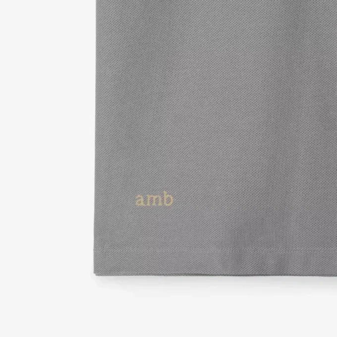 Baumwoll-Poloshirt mit Karomuster am Kragen