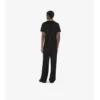 Baumwoll-Poloshirt mit Karomuster am Kragen
