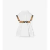 Baumwoll-Shirt-Kleid mit Karomuster