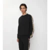 Baumwoll-Sweatshirt mit Karomuster