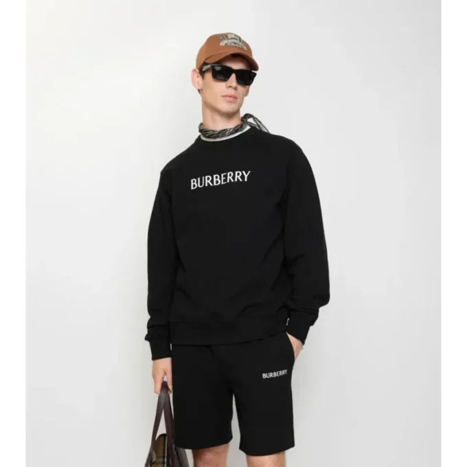 Baumwoll-Sweatshirt mit Logo