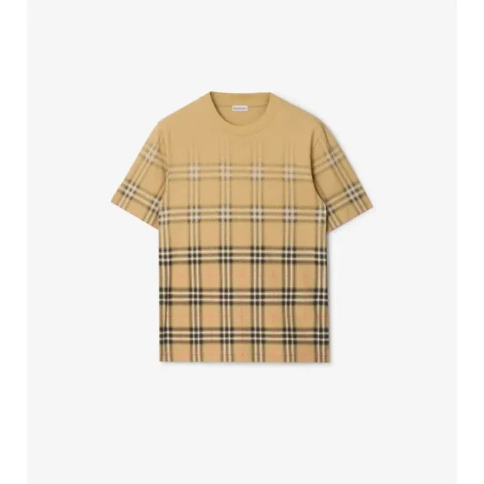 Baumwoll-T-Shirt mit Farbverlauf