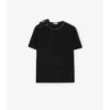 Baumwoll-T-Shirt mit gebundenen Ärmeln