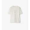 Baumwoll-T-Shirt mit Gothic-Logo