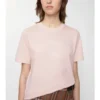 Baumwoll-T-Shirt mit Gothic-Logo
