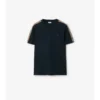 Baumwoll-T-Shirt mit Karomuster