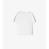 Baumwoll-T-Shirt mit Karomuster