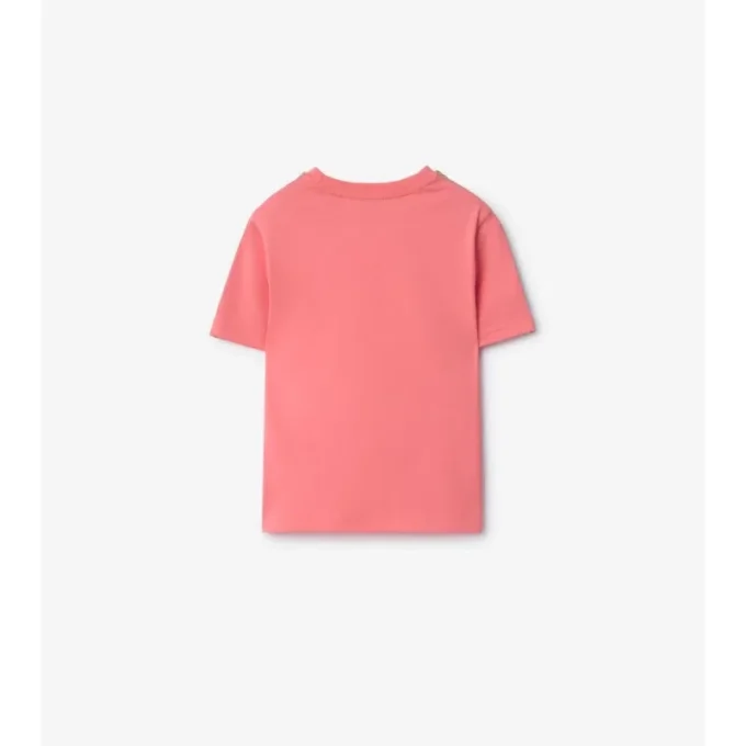 Baumwoll-T-Shirt mit Karomuster