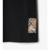 Baumwoll-T-Shirt mit Karomuster