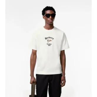 Baumwoll-T-Shirt mit Karomuster