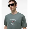 Baumwoll-T-Shirt mit Karomuster