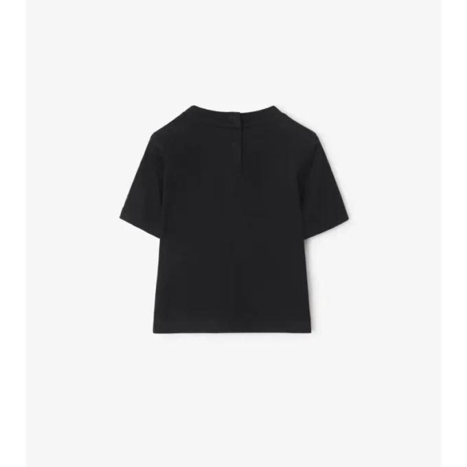 Baumwoll-T-Shirt mit Karomuster