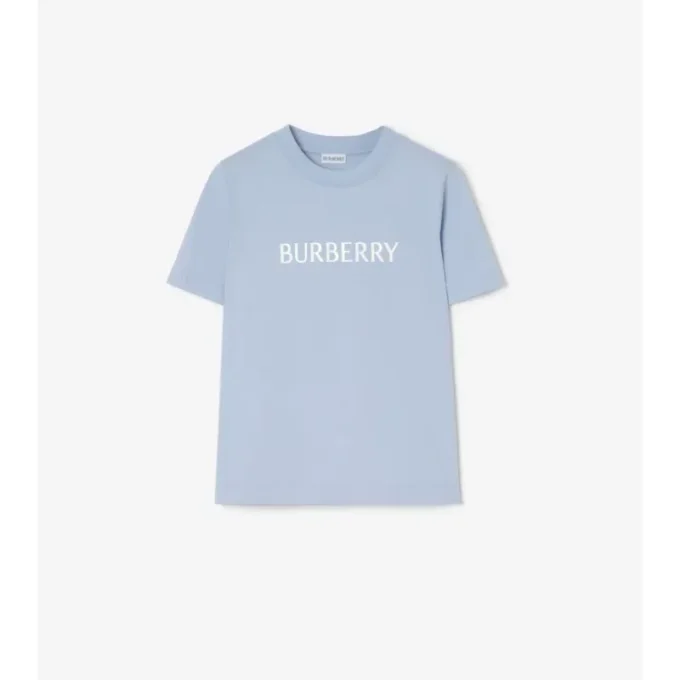 Baumwoll-T-Shirt mit Logo