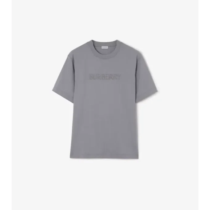 Baumwoll-T-Shirt mit Logo