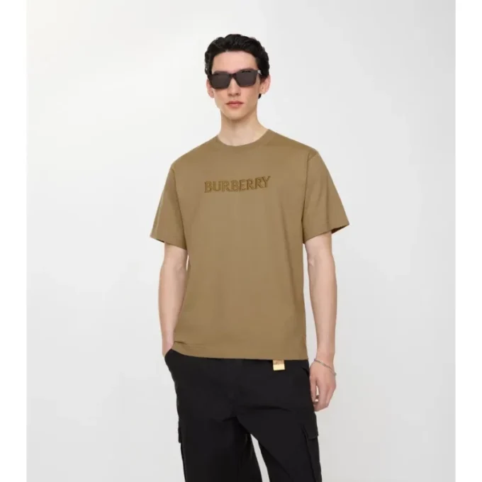 Baumwoll-T-Shirt mit Logo