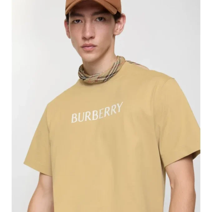 Baumwoll-T-Shirt mit Logo