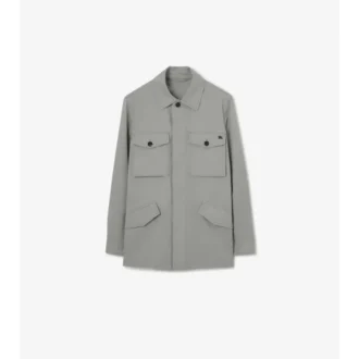 Baumwoll-Twill-Jacke