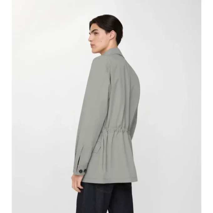 Baumwoll-Twill-Jacke