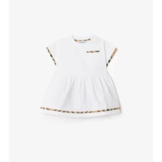 Baumwollkleid mit Karomuster und Bloomers