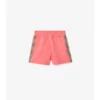 Baumwollshorts mit Karobordüre