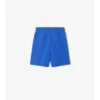 Baumwollshorts mit Karobordüre