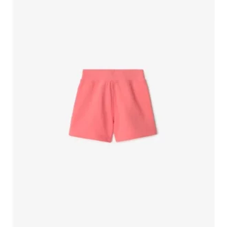 Baumwollshorts mit Karobordüre
