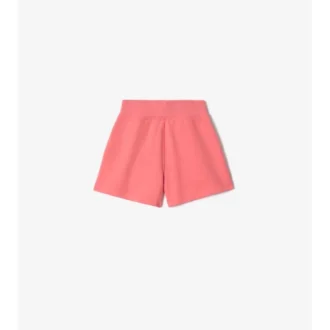 Baumwollshorts mit Karobordüre